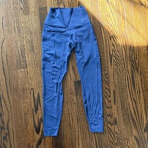 Nike universe Dry Fit Blue Leggings with side pockets